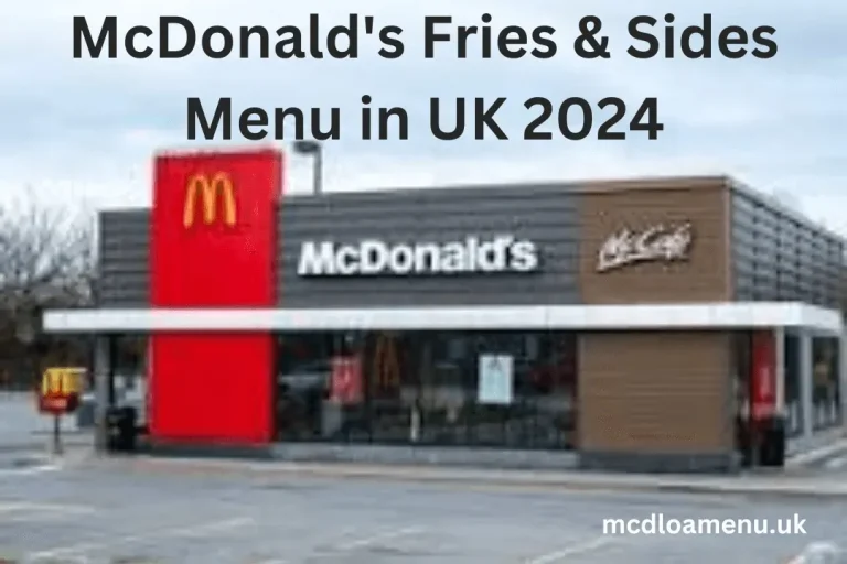 McDonald’s Fries & Sides Menu