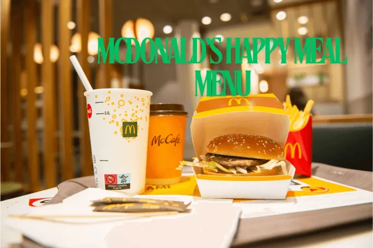 McDonalds Happy Meal Menu