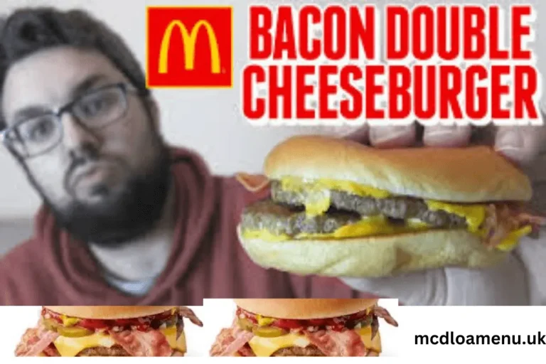 McDonald’s Bacon Double Cheeseburger Price and Calories