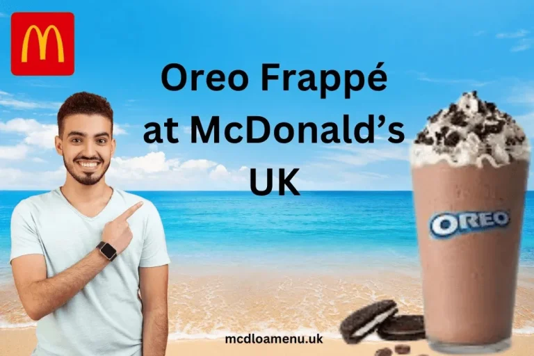 McDonald’s Oreo Frappé Price and Calories