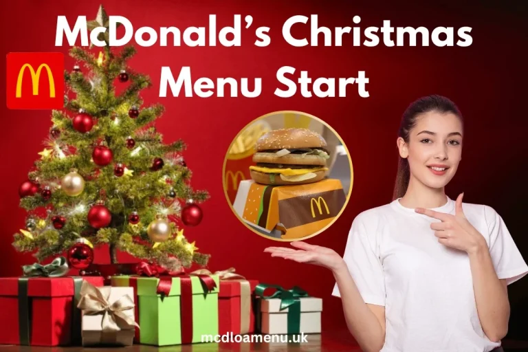 McDonald’s Christmas Menu Start