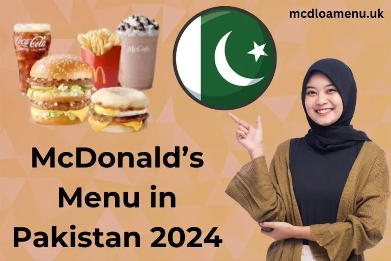 Pakistan McDonald’s Menu With Prices