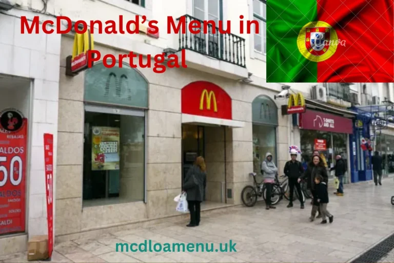 Portugal McDonald’s Menu And Prices