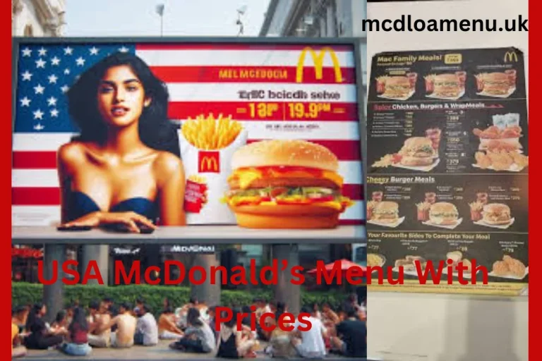 USA McDonald’s Menu With Prices