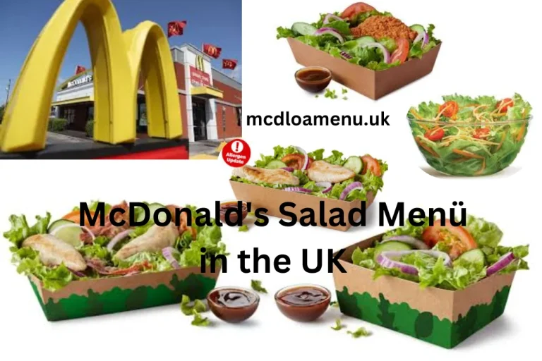 McDonald’s Salad UK Menu With Prices