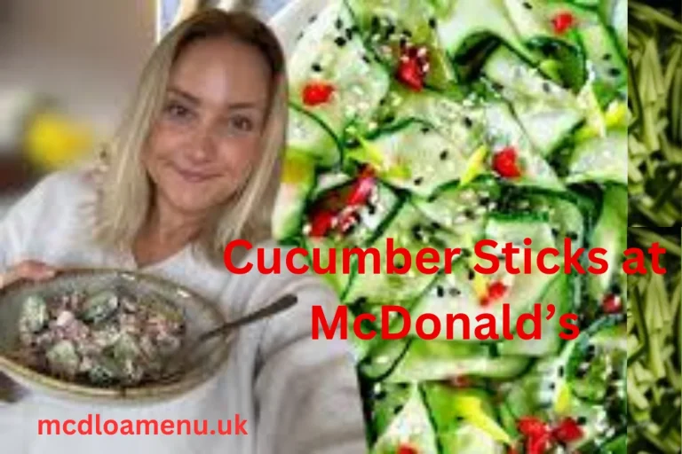 McDonald’s Cucumber Sticks in the UK