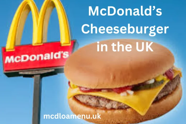 McDonald’s Cheeseburger in the UK