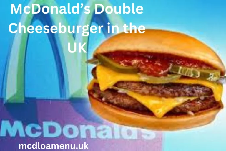 McDonald’s Double Cheeseburger in the UK