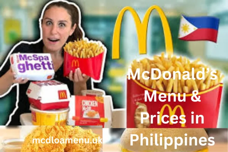 Philippines McDonald’s Menu And Prices