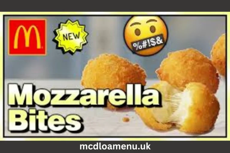 McDonald’s Mozzarella Bites in the UK