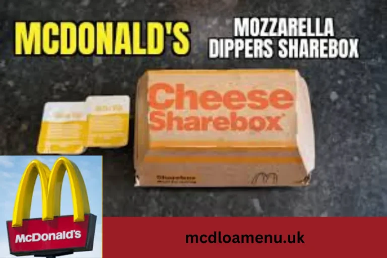 McDonald’s Mozzarella Dippers Sharebox in the UK