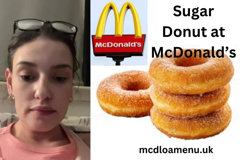 McDonald’s Sugar Donut in the UK